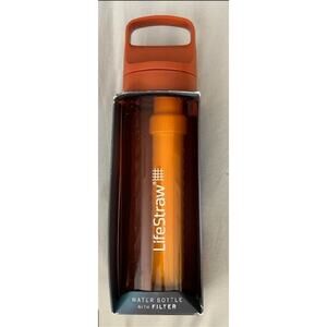 LifeStraw Go Series 22oz BPA-Free Water Filter Bottle Hiking Travel NEW